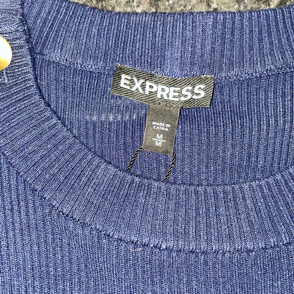 Express Ribbed Sweater Striped Tank - Picture 3 of 7